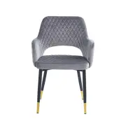 Krzesło tapicerowane szary K3-FX przód